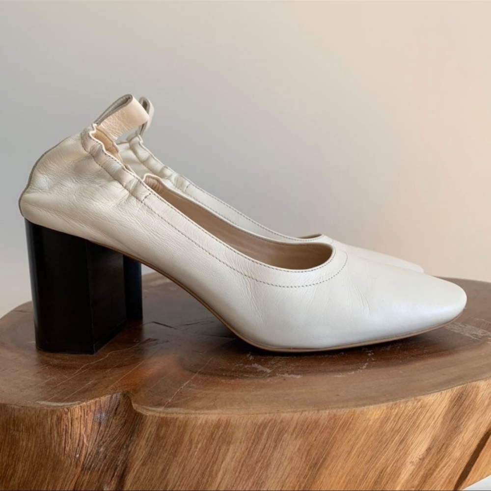 EUC Everlane Italian Leather Day Chunky Block Heel 8 38.5
